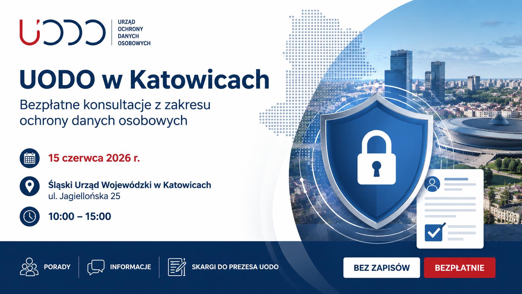 Obrazek dla: Bezpłatne konsultacje z zakresu ochrony danych osobowych